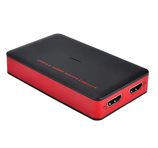 Y&H - Scheda di acquisizione di giochi HDMI, USB 3.0 (4K) HD Video Capture Card 1080P 60FP...