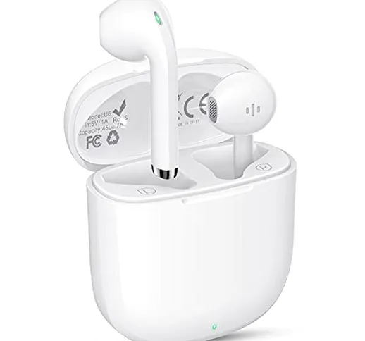 Cuffie Bluetooth,Sport Auricolari Bluetooth Senza Fili con HiFi Stereo,Cuffie in Ear Wirel...