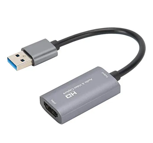 Scheda di Acquisizione, Scheda di Acquisizione Video di Gioco HDMI USB2.0 4K 1080P Ad Alta...