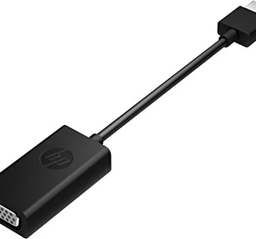 HP X1B84AA Adattatore da HDMI a VGA, Nero