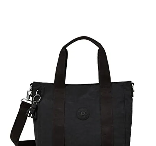 Kipling Asseni Mini Donna, Borse Tote, Nero (Black Noir), 33x21x14 Centrimetri (B x H x T)