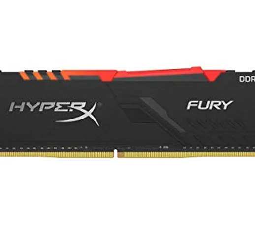 HyperX Fury HX430C15FB3A/8 Memoria DIMM DDR4, 8GB, 3000 MHz, CL15 1Rx8 RGB