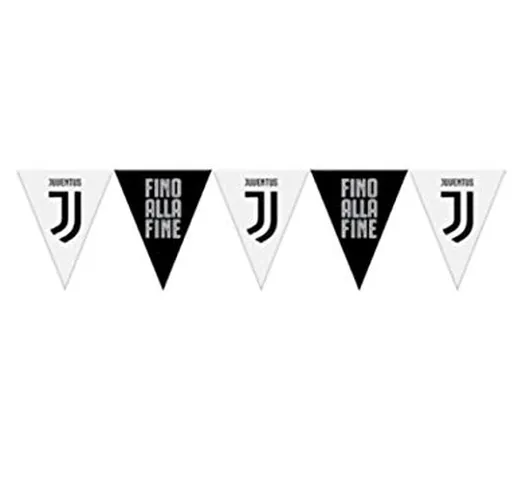 Festone Bandierine Triangolari 365 cm, Juventus