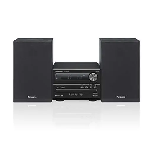 Panasonic SC-PM250BEGK Sistema Micro Hi-Fi a 2 Canali, Radio Digitale DAB+, Lettore CD, Bl...