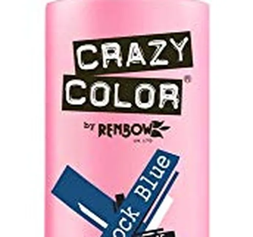 Crazy Color Crema Colorante Vegetale per Capelli , Peacok Blue - 100 ml