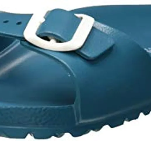 Birkenstock Madrid, Ciabatte Donna, Turchese Turquoise, 37 EU