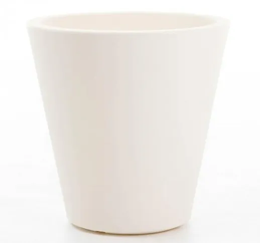 New Pot vaso Ø 40 cm, Plastica, bianco, Standard