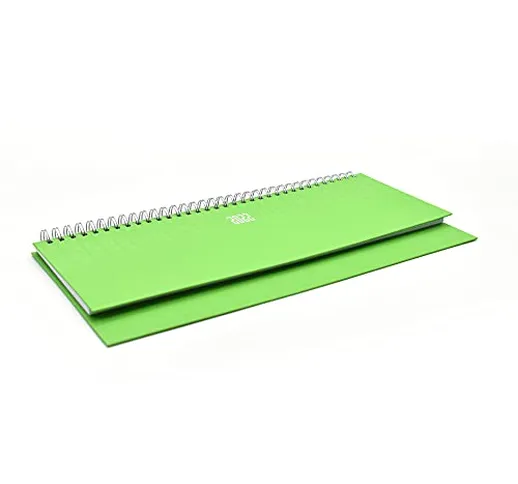 Takestop® Calendario Planning Da Tavolo Agenda 2022 Verde Chiaro Settimanale Spirale Spira...