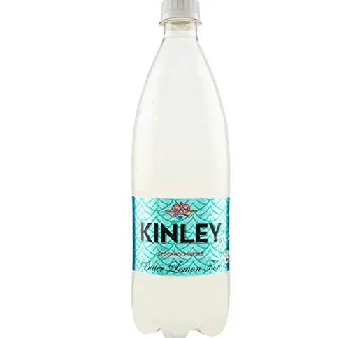Kinley Acqua Tonica Gusto Bitter Lemon - Bottiglia PET Riciclabile, 750 ml