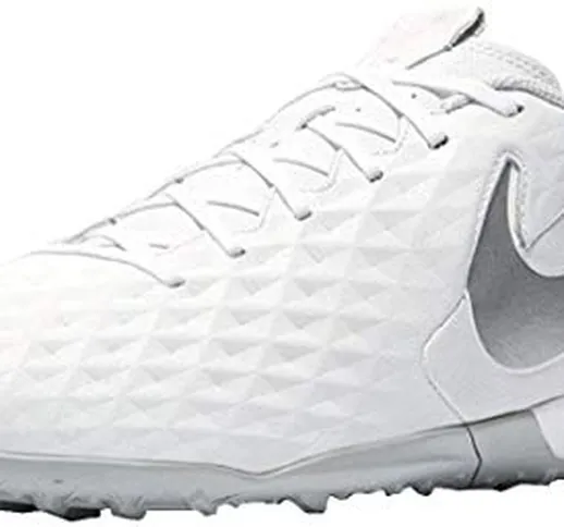 Nike Tiempo Legend 8 Academy Tf, Scarpe da Calcio Unisex-Adulto, Bianco (White/Chrome/Pure...