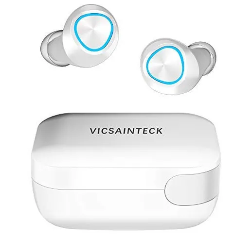 Cuffie Bluetooth, Vicsainteck Auricolari Bluetooth 5.0, Cuffie Senza Fili Sportivi in Ear...