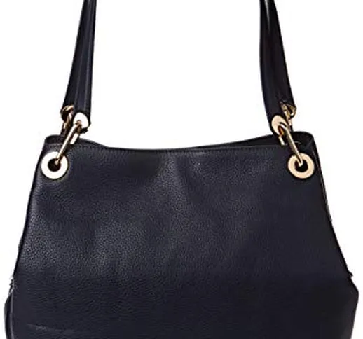 Michael Kors Raven, Borsa a Tracolla Donna, Blu, 34x26x14 cm (W x H x L)