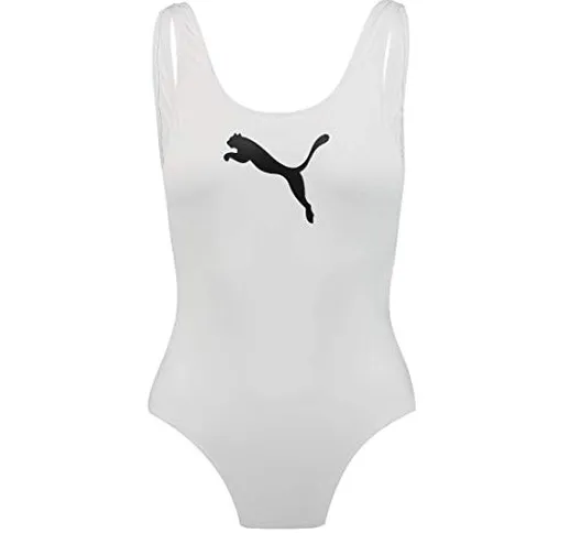 Puma - Bikini classico da donna bianco XL