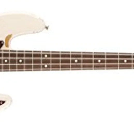 Fender 0141020356 Pulci Jazz Bass tastiera in palissandro roadworn Shell Rosa Chitarra Ele...