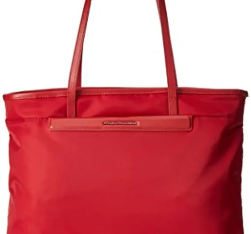 Piquadro Loire Borsa Messenger, 35 cm, Rosso