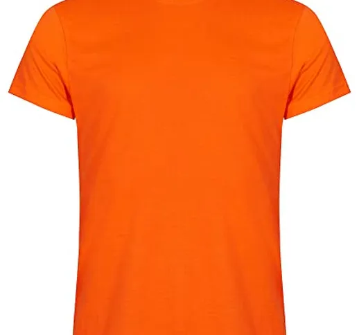 Clique New Classic T-Shirt, Arancione (visibilità), XXL Uomo