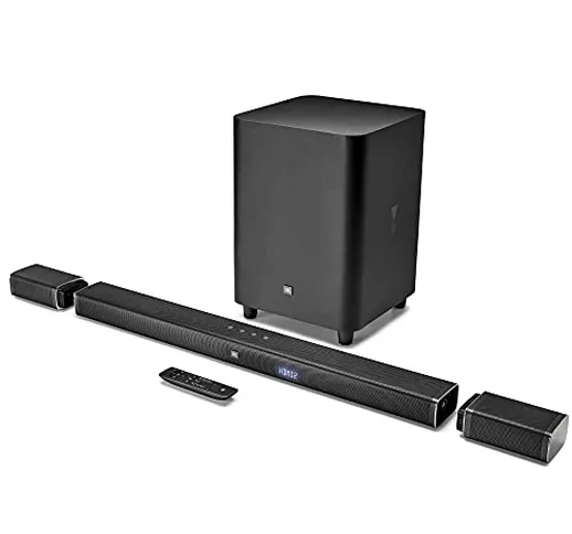 JBL BAR 5.1 Soundbar 4K Ultra HD, con altoparlanti surround wireless, 5.1 canali, 510 W, w...