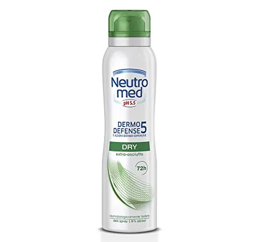 6 X Neutro Med Dry Dermo defense deodorante spray 150 ml.