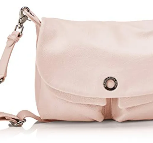 Mandarina Duck Mellow Leather Tracolla, Borsa Donna, Rosa (Rose Metal), 12x27.5x28 cm (W x...