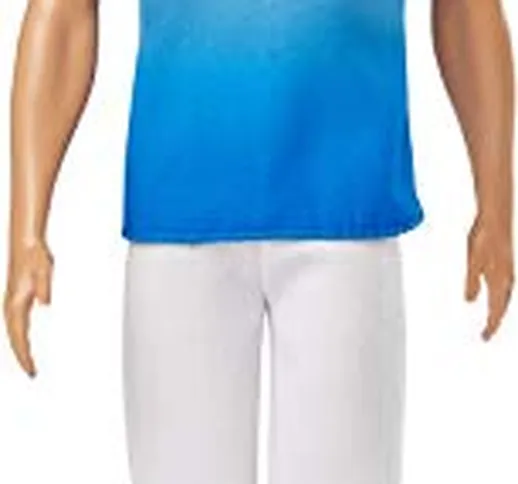 Barbie GDV12 Ken Fashionistas Doll with Blue Ombre Shirt