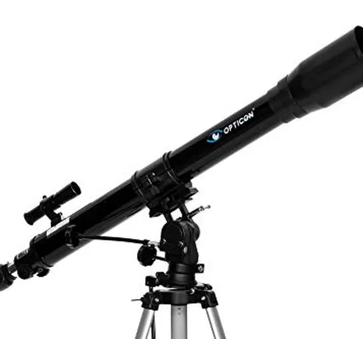 OPTICON ProWatcher - Telescopio astronomico rifrattore, apertura 70 mm, lunghezza focale 9...