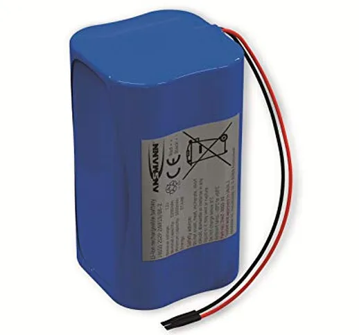 Ansmann 2S2P - Batteria agli ioni di litio, 7,4 V/5,2 Ah