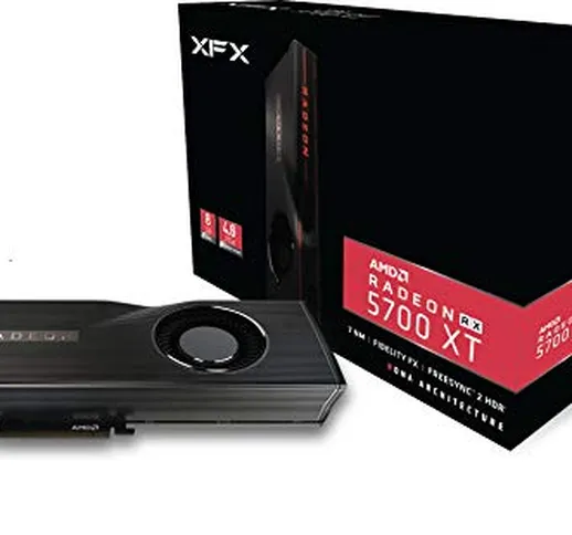 XFX Radeon RX 5700 XT - Scheda grafica 8 GB GDDR6, HDMI, 3X DisplayPort