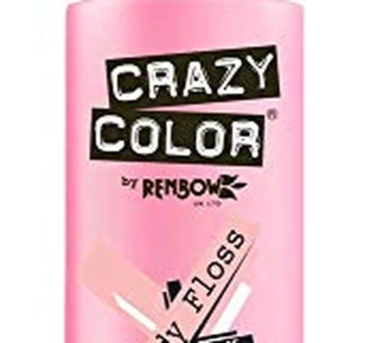 Crazy Color Crema Colorante Vegetale per Capelli , Candy Floss - 100 ml