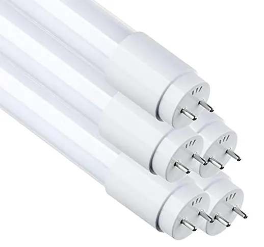 Confezione da 5 Tubo LED 120cm 18W, Colore Bianco Freddo (6500K), 1800 Lumen, Standard T8...