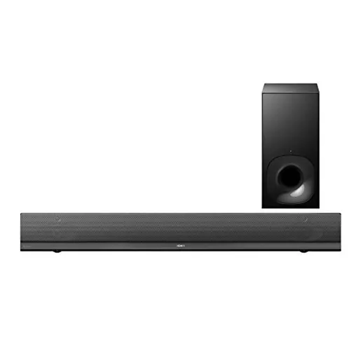 Sony HT-NT5 Soundbar Multi-Room 2.1 Canali, Hi-Res Audio, 400 W, Bluetooth, NFC, USB, Nero