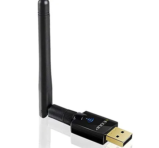 EDUP Adattatore WiFi Ac600Mbps Wireless USB Adapter 5ghz / 2.4ghz Dual Band 600mbps USB Ad...