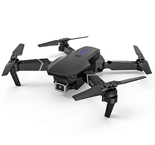 Drone Quadcopter con doppia fotocamera 4K HD, durata della batteria di 20 minuti, GPS, fot...