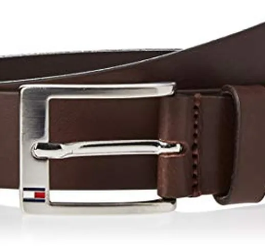 Tommy Hilfiger New ALY Belt Cintura, Marrone (Testa di Moro-EUR), 105 Uomo