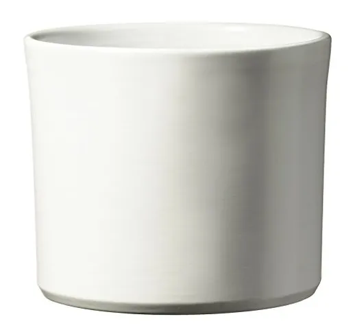 Soendgen Keramik Miami- Vaso per fiori in ceramica, Bianco, 24 x 24 x 21 cm