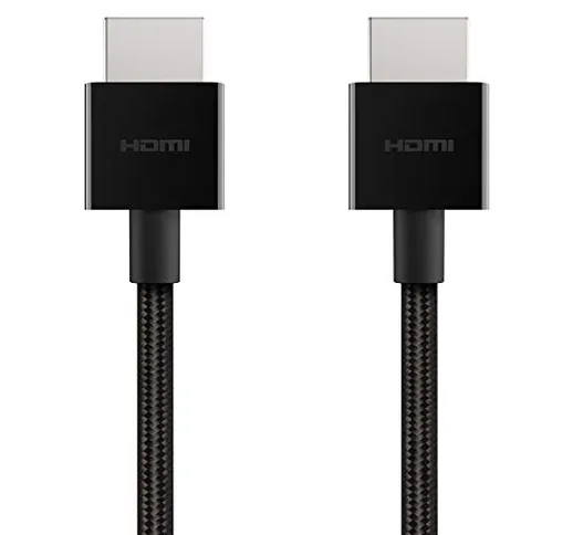 Belkin Cavo HDMI ad Alta Velocità Ultra HD (2018), 4K da 1 metro, Supporto 4K/120 Hz e 8K/...