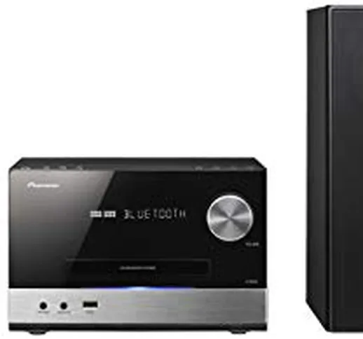 Pioneer X-PM32(B) Sistema Micro Hi-Fi (CD, MP3/WMA, radio FM, 2 x 75 Watt di uscita, altop...