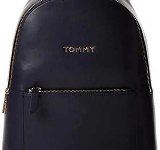 Tommy Hilfiger Iconic Tommy Backpack, Borse Donna, Blu (Sky Captain), 1x1x1 centimeters (W...