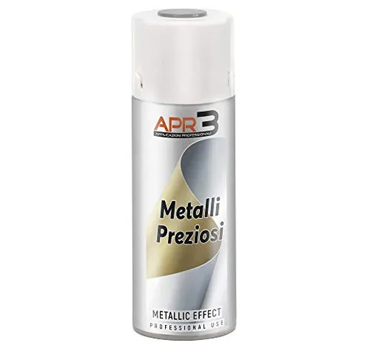 APR3 - S400MET2 Smalto Spray Effetto Metalli Preziosi, Colore Oro Ricco Pallido, Bombolett...