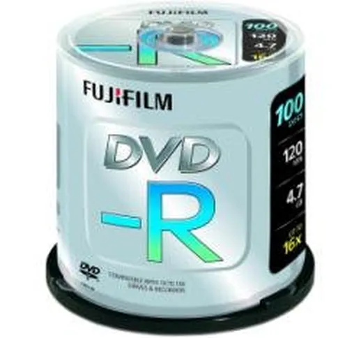 Fujifilm Box Dvd-R 4 7Gb 16X Campana 100 Pz