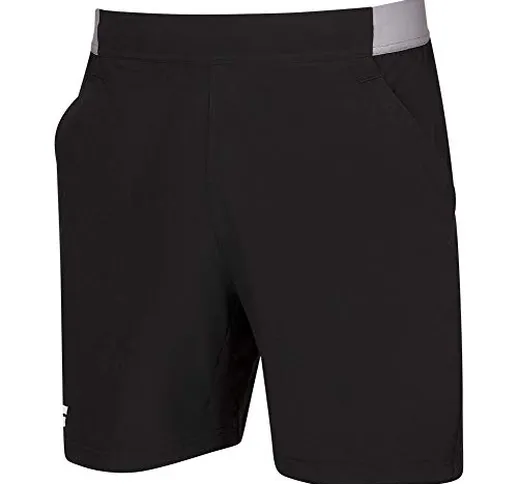Babolat - Pantaloncini da uomo, 17 cm, colore: Nero