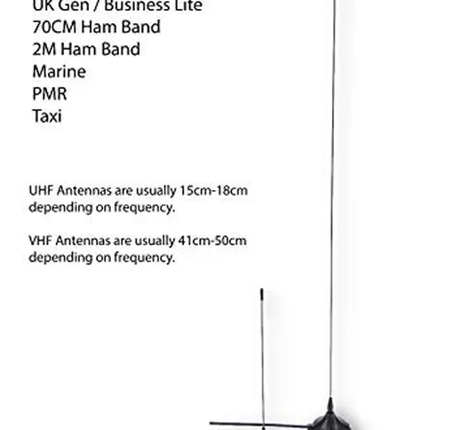 KENWOOD TK7302 TK7360 VHF - Antenna mobile per taxi, radio micro magmount