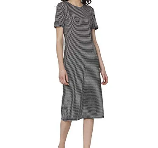 Vero Moda VMGAVA SS Dress VMA Noos Vestito, Nero (Black Black), XL Donna