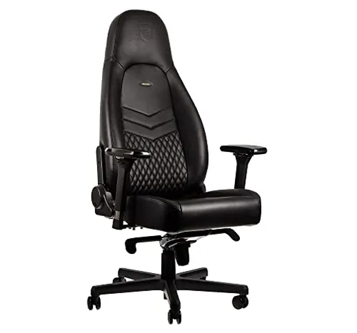 noblechairs ICON Sedia da gaming - Sedia da ufficio - Sedia da scrivania - Pelle vera - Er...