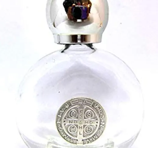 GTBITALY 90.294.90 BEN croce di san benedetto bottiglia bottiglietta in vetro con tappo ar...