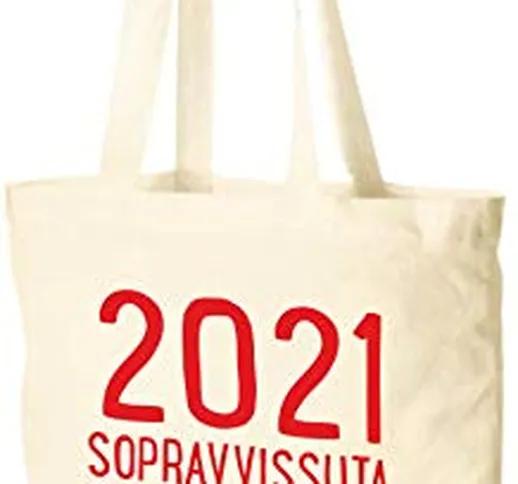 VestiLoStaff Shopper Sopravvissuta alla Didattica a Distanza 2021, Idea Regalo per Insegna...