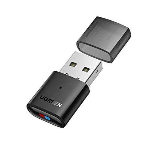 UGREEN Adattatore Dongle USB Bluetooth 5.0, Trasmettitore USB Compatibile with Console PS5...