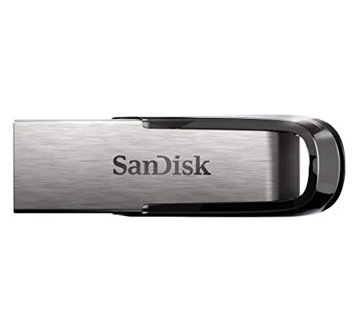 SanDisk Ultra Flair Unità Flash USB 3.0 da 64 GB, con Rivestimento in Metallo Resistente e...