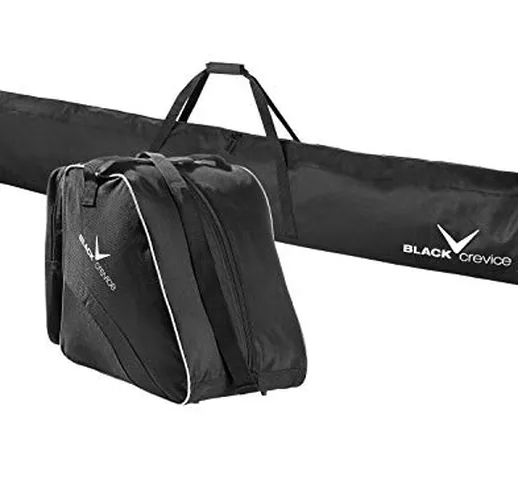 Black Crevice - Set di borse da sci, Unisex - Adulto, Black Crevice, set di borse da sci,...