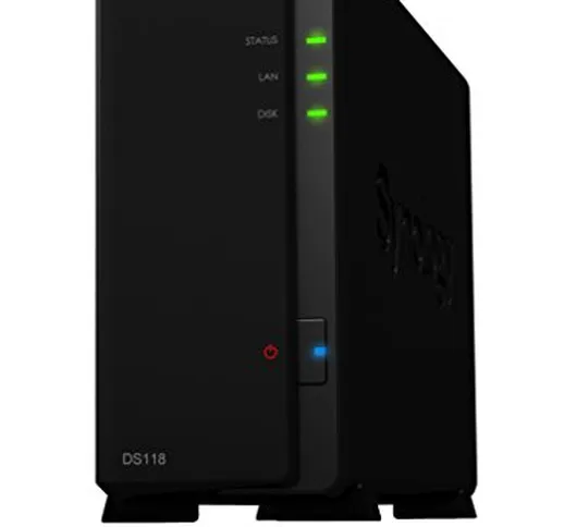 Synology DS118/10TB-REDPRO 1 Bay NAS -