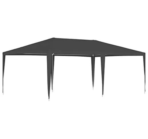 VidaXL - Tenda professionale per feste, 4 x 6 m, 90 g/m2, colore: Antracite